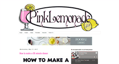 Desktop Screenshot of pinklemonadeoflife.com